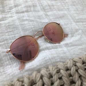 Urban Outfitters Rose Colored Sunglasses